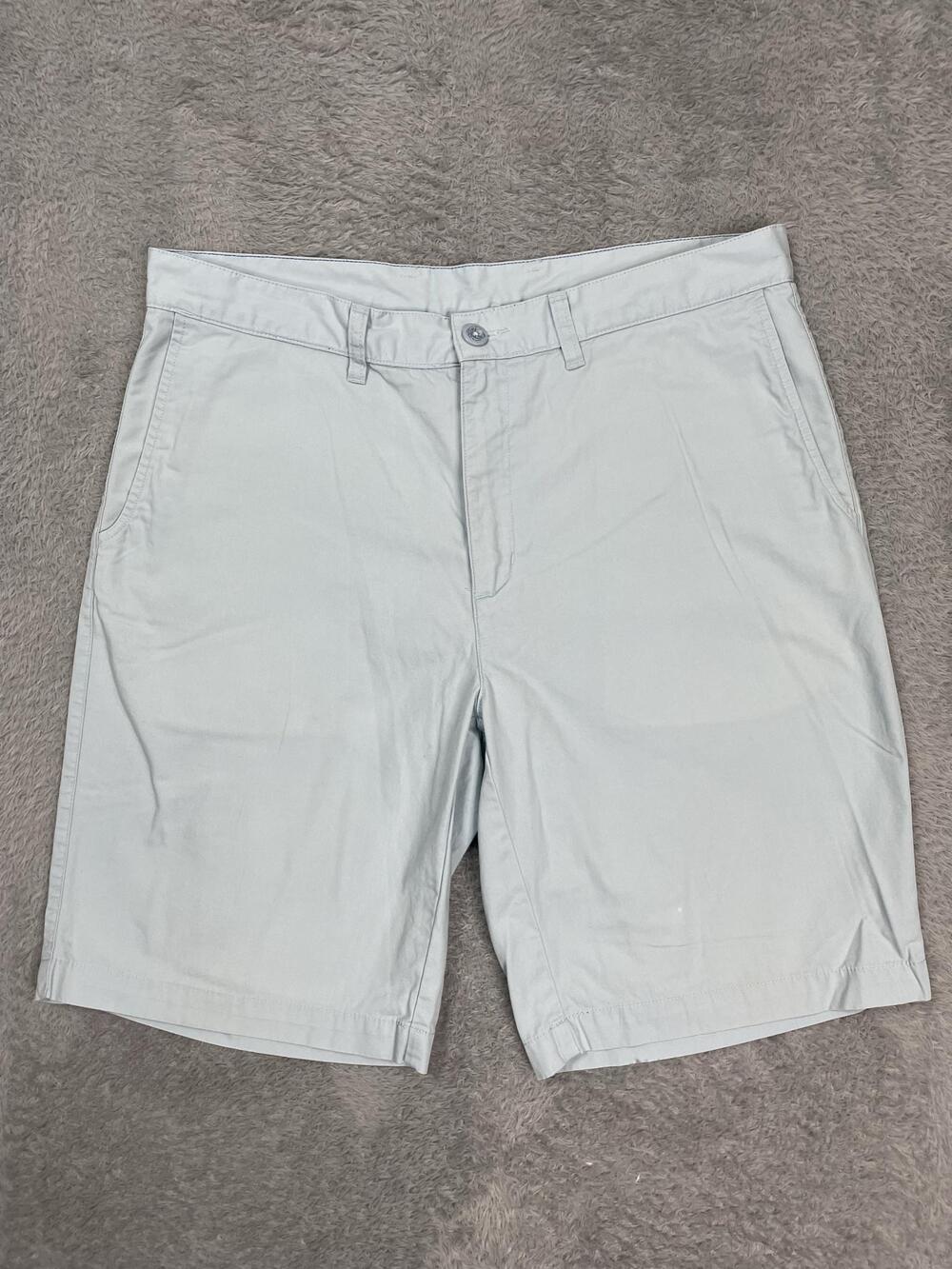 Patagonia Shorts Mens 34 Light Blue Organic Cotton Chino Canvas 9 Inseam Casual